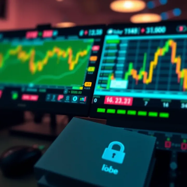Visual representation of account protection measures including two-factor authentication and password encryption
