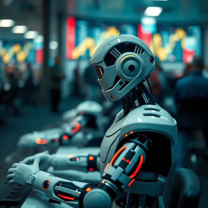 Conceptual illustration of benefits and risks associated with free binary bots for traders