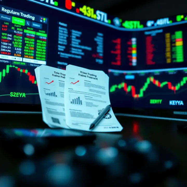 Regulatory Framework and Trading Platforms in Kenya Conceptual illustration of regulatory documents and digital platforms associated with binary trading in Kenya