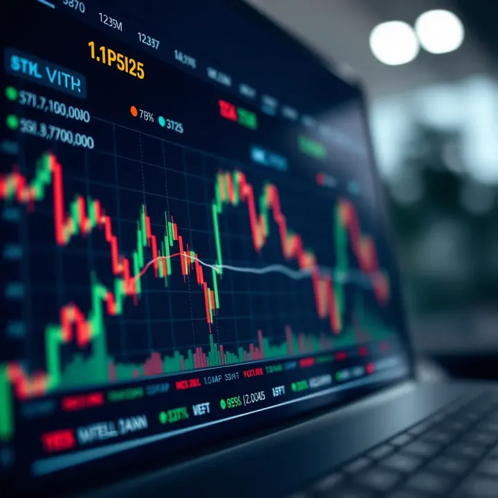 Chart displaying risk management strategies and trusted trading platforms for binary options