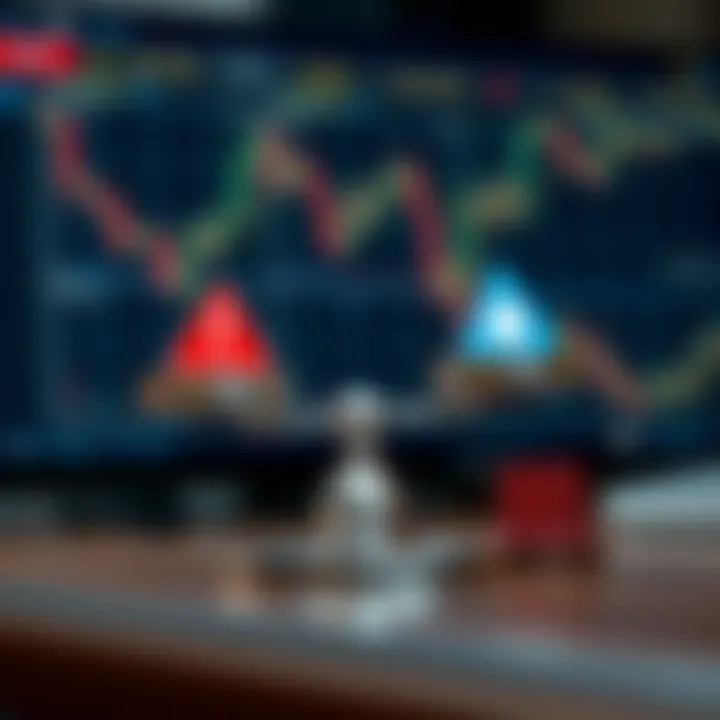 Balancing Advantages and Risks of Automated Trading Tools Conceptual graphic showing risks and benefits of automated trading tools for investors