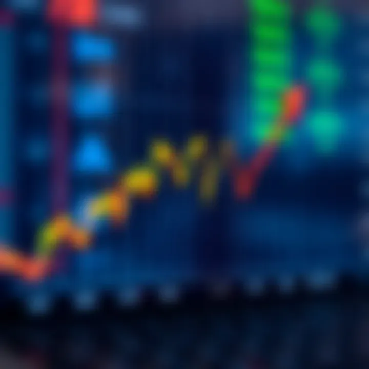 Graph showing upward and downward trends representing binary trading market movements in Kenya