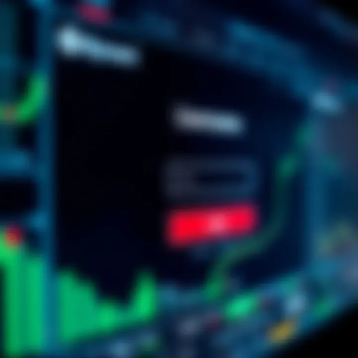 Secure login interface of a binary trading platform showing username and password fields