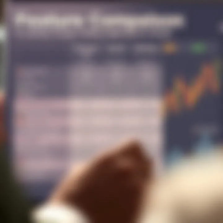 Comparison chart highlighting features, security, costs, and usability of popular forex trading apps in Kenya