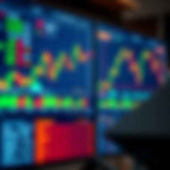 Interface of a forex trading platform showing currency charts and trading options