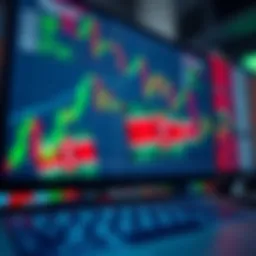 Forex Trading Platform with Kenyan Market Focus Illustration showing a digital trading platform with currency charts and a Kenyan flag