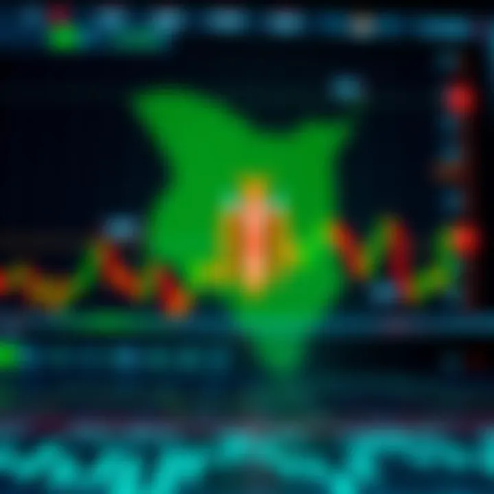 Illustration of digital trading platforms with financial charts and Kenya map background