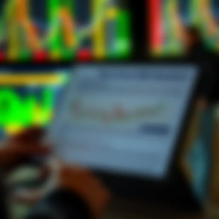 Open PDF document on a digital device showing detailed forex chart pattern explanations and trading strategies.