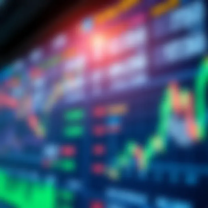 A digital interface displaying currency exchange rates and charts for forex trading in Kenya