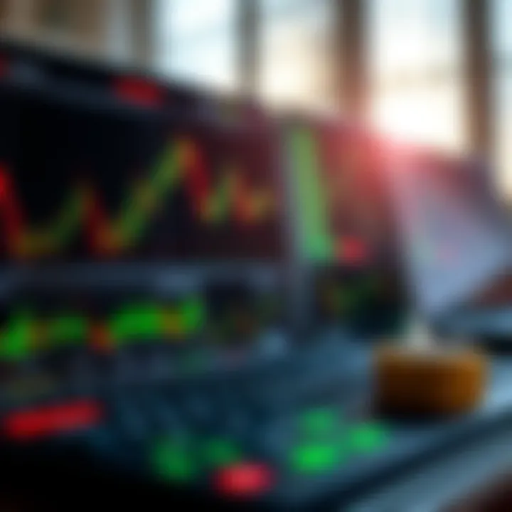 Essential Trading Tools and Risk Management Techniques in Kenya Collection of forex trading tools including candlestick charts and risk management indicators adapted for Kenya's financial market