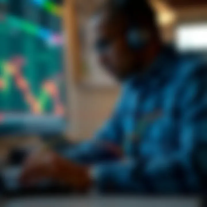 Graph illustrating potential benefits and risks associated with using automated binary trading tools