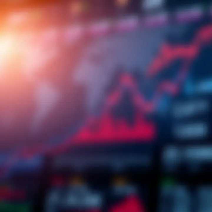 Graph showing key economic indicators across different global regions influencing market trends