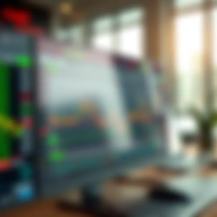 Modern forex trading platform interface displaying currency exchange rates and risk management tools