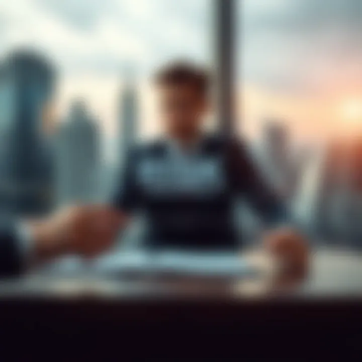 Conceptual graphic showing decision-making influenced by risk evaluation in business environments