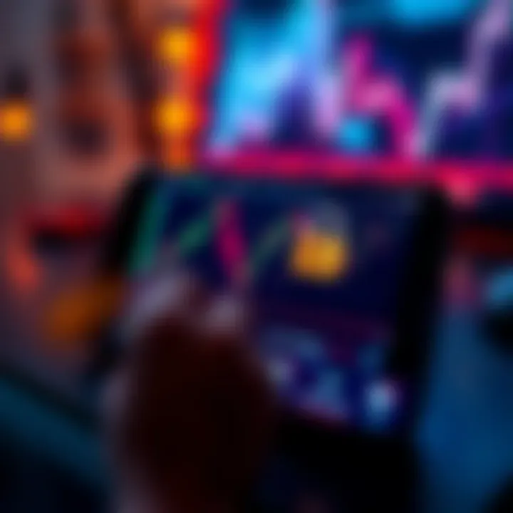 Secure mobile trading platform showing encryption and security icons