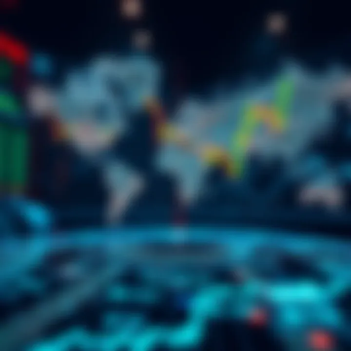 Digital representation of global financial markets highlighting the evolution to electronic forex trading