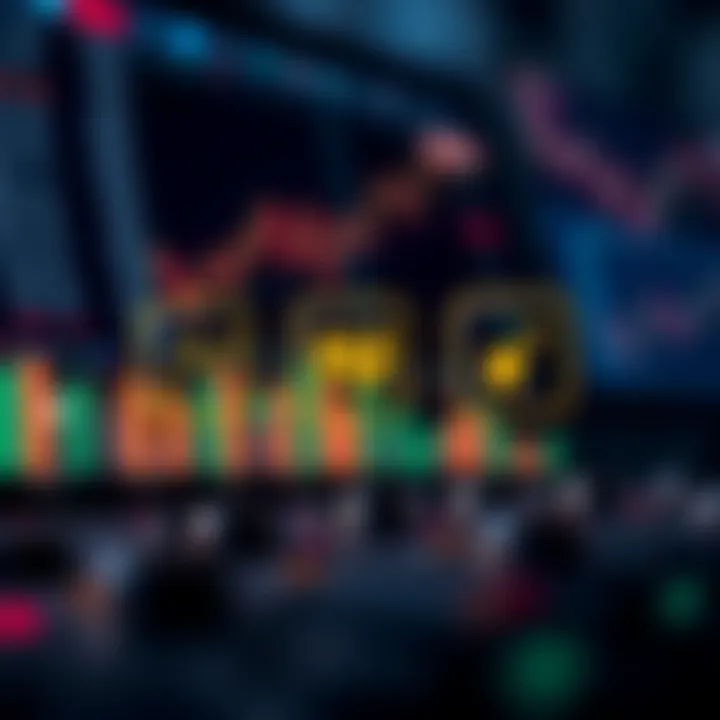 Icons representing various types of binary options such as high/low, one touch, and boundary options