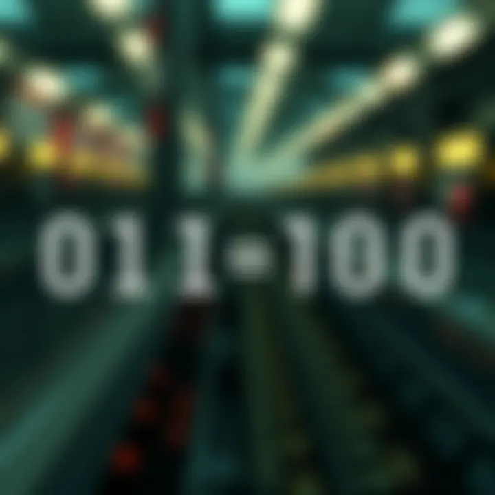 Diagram illustrating the addition of two binary numbers with carry-over bits