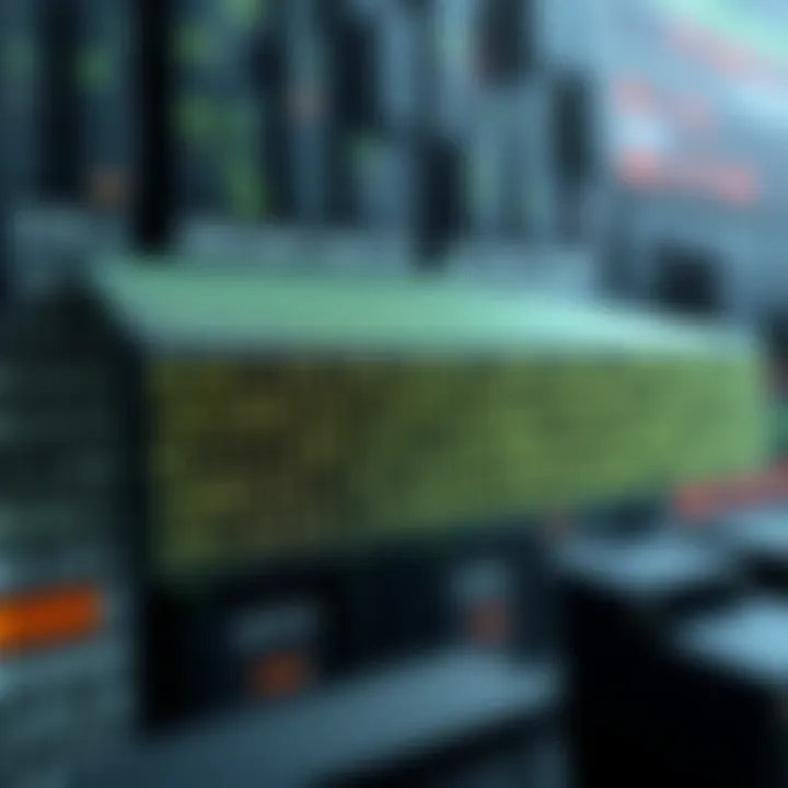 Diagram illustrating the structure of binary blocks in computing memory with sequences of zeroes and ones