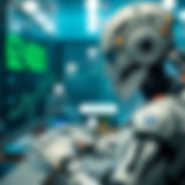 Diagram illustrating the automated trading mechanism of binary bots in financial markets