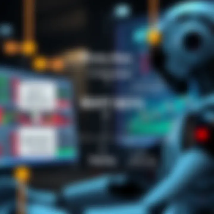 Diagram illustrating the concept and mechanics of automated binary trading bots