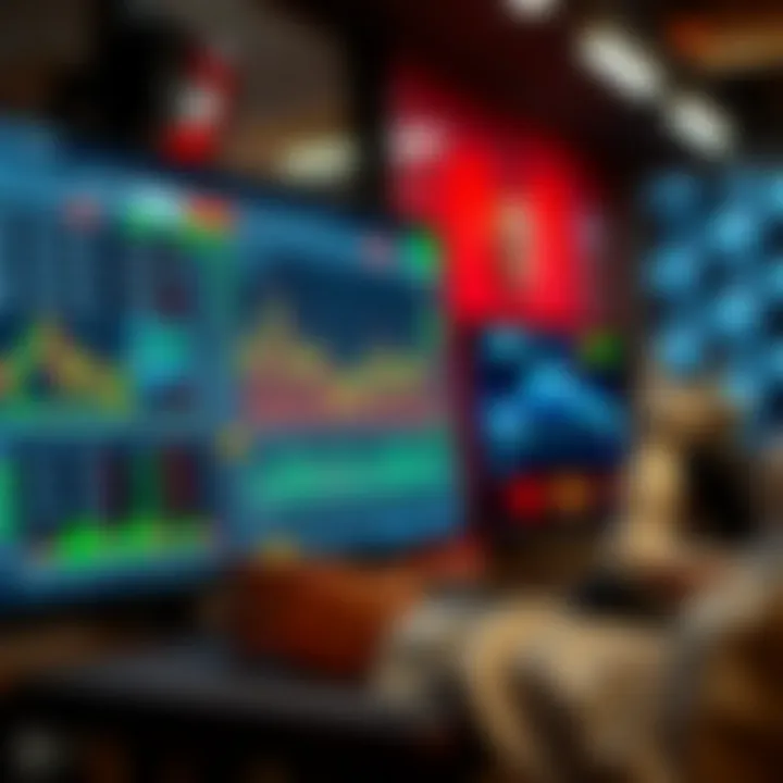 Automated trading software executing binary options trades on a digital interface