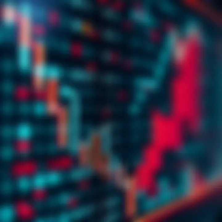 Graphical representation of binary data using different colored blocks to illustrate values zero and one