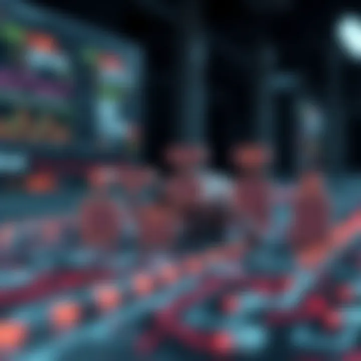 Diagram illustrating the architecture and workflow of a bot binary in automated cyber operations