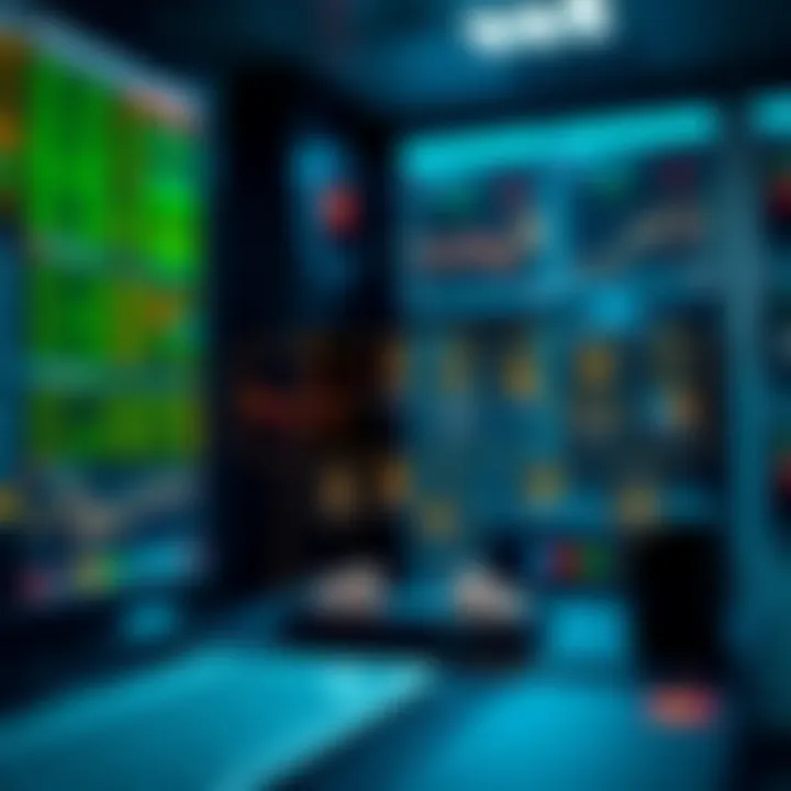 Diagram illustrating the components and workflow of an automated forex trading system