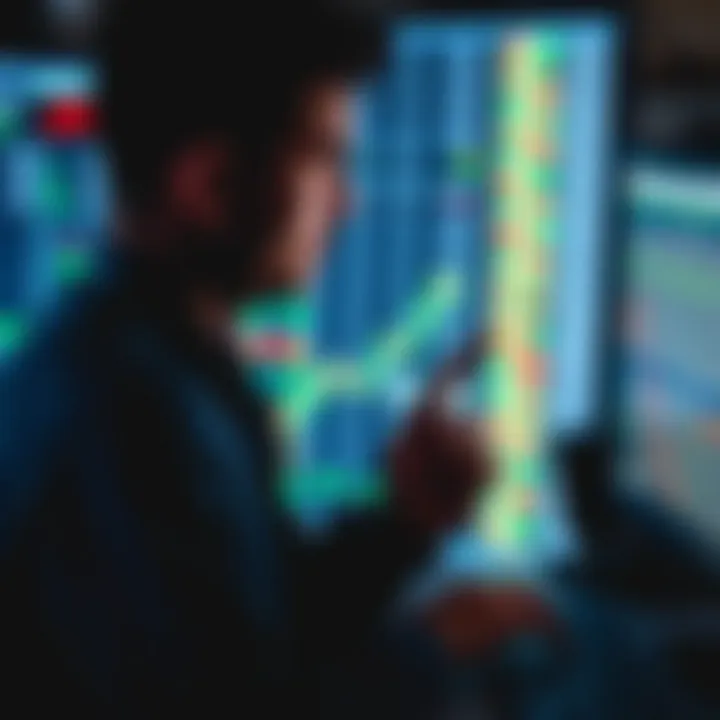 Using the Economic Calendar for Forex Market Insights Forex trader analyzing economic calendar data on a computer screen