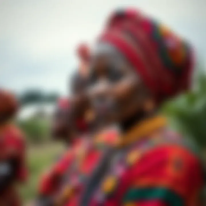 Colorful Kenyan cultural patterns representing diversity and inclusion