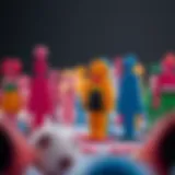 Colorful symbolic representations of diverse gender identities