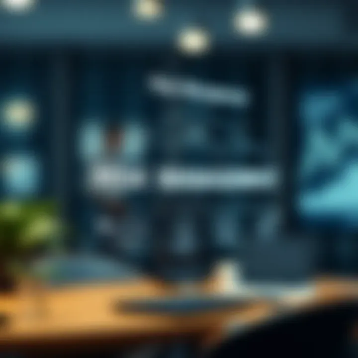 Diagram illustrating the flow of risk management from identification to control measures in a business environment