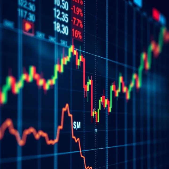 Currency Market Trends and Forex Trading Indicators Graph depicting currency market trends and forex trading indicators