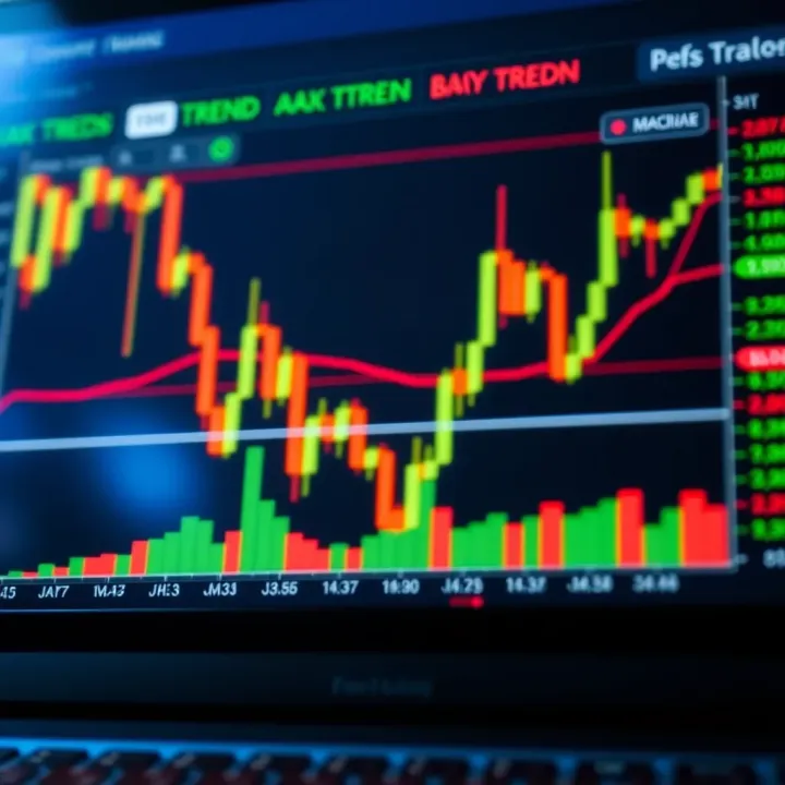 Bullish and Bearish Chart Patterns Demonstrating Market Trends Bullish and bearish chart patterns illustrating market trend directions