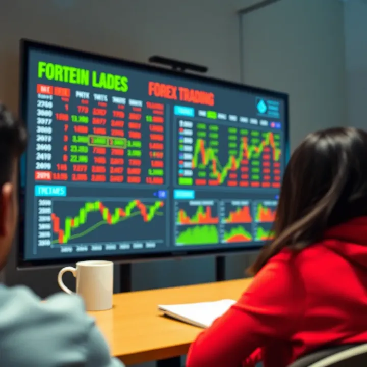 Overview of key forex trading concepts and strategies displayed on a training board