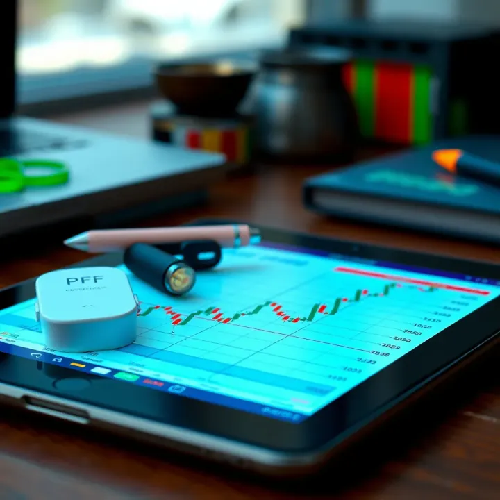 Collection of forex trading PDFs and guides displayed on a digital tablet