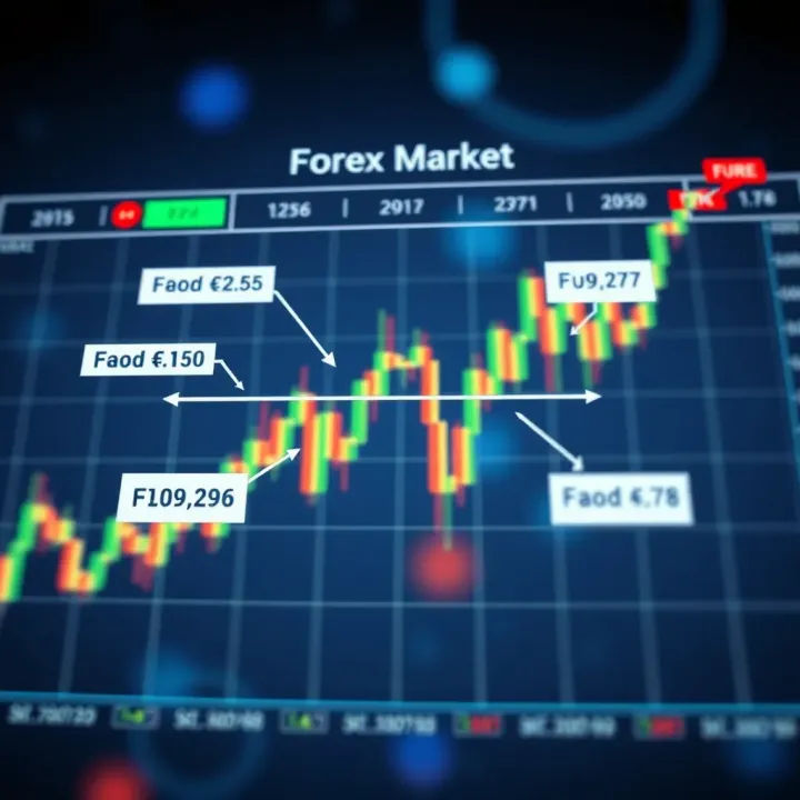 Overview of Currency Pairs and Exchange Rates in Forex Trading Diagram showing currency pairs connected with exchange rates in forex market