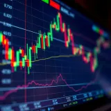 Graph showing the upward and downward trends of forex currency pairs