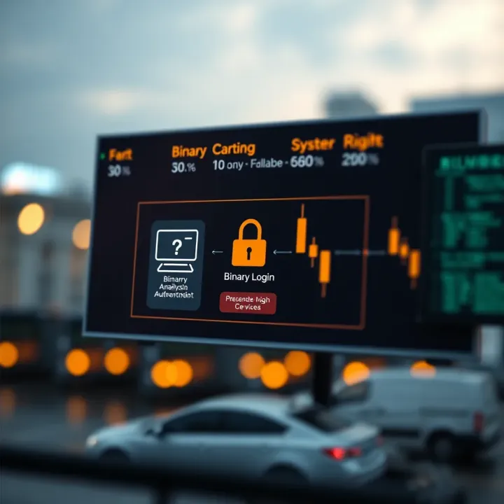 Diagram illustrating the workflow of binary login authentication
