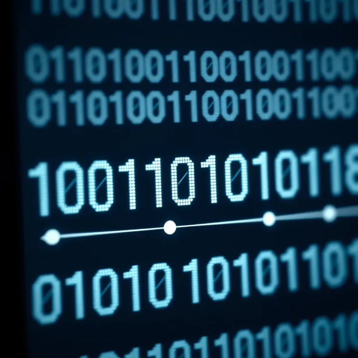 Diagram showing binary digits aligned for multiplication with arrows indicating bitwise operations