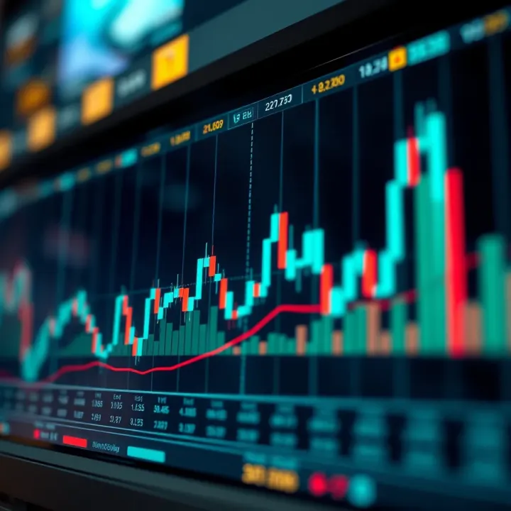 Market Trends in Binary Options Trading in Kenya Graph illustrating upward and downward trends in binary options trading for Kenyan market