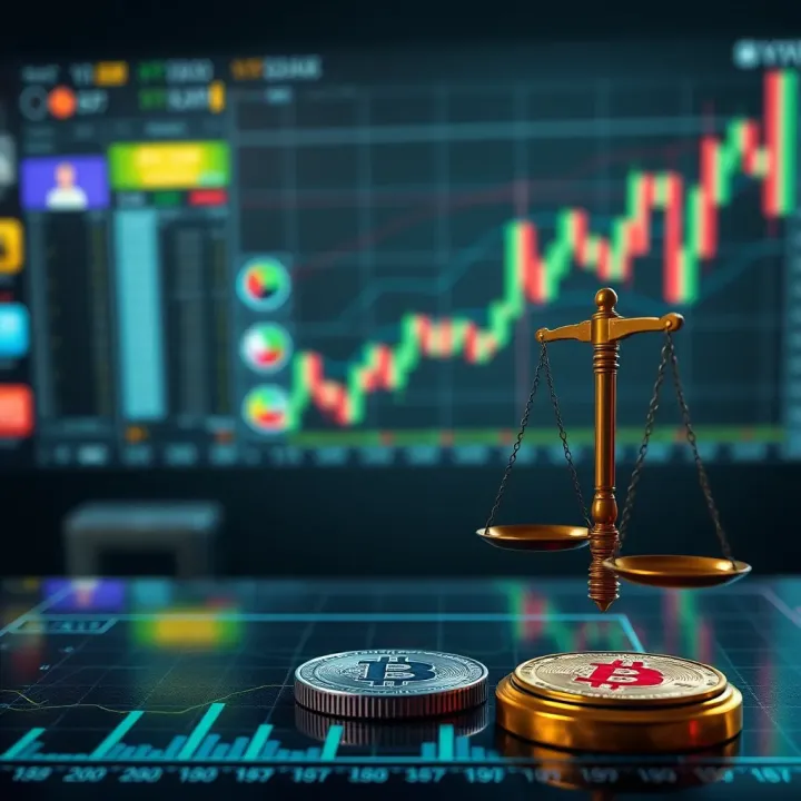 Illustration of risk management strategies and legal framework icons for crypto trading in Kenya
