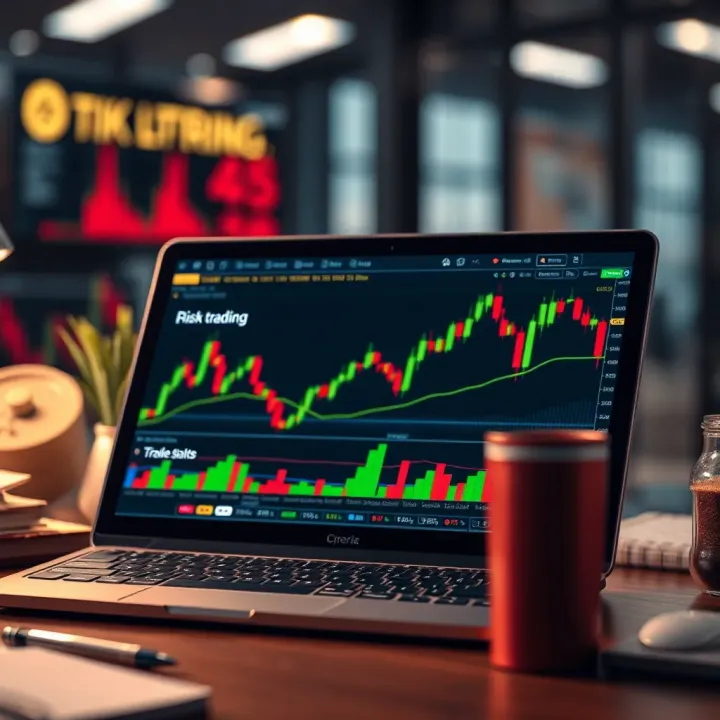 A graphical representation of forex trading strategies and risk management techniques