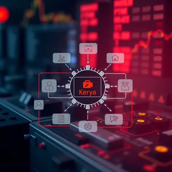 Diagram showing the components and workflow of a free binary options trading bot