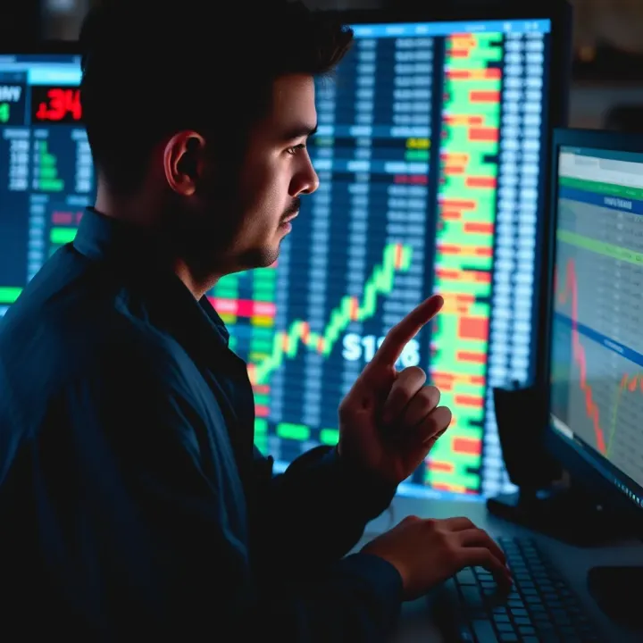 Using the Economic Calendar for Forex Market Insights Forex trader analyzing economic calendar data on a computer screen