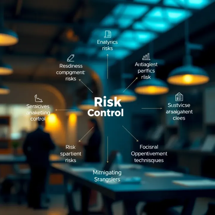 Overview of Risk Control and Mitigation Techniques Diagram showing strategies for managing and mitigating operational risks in organisations