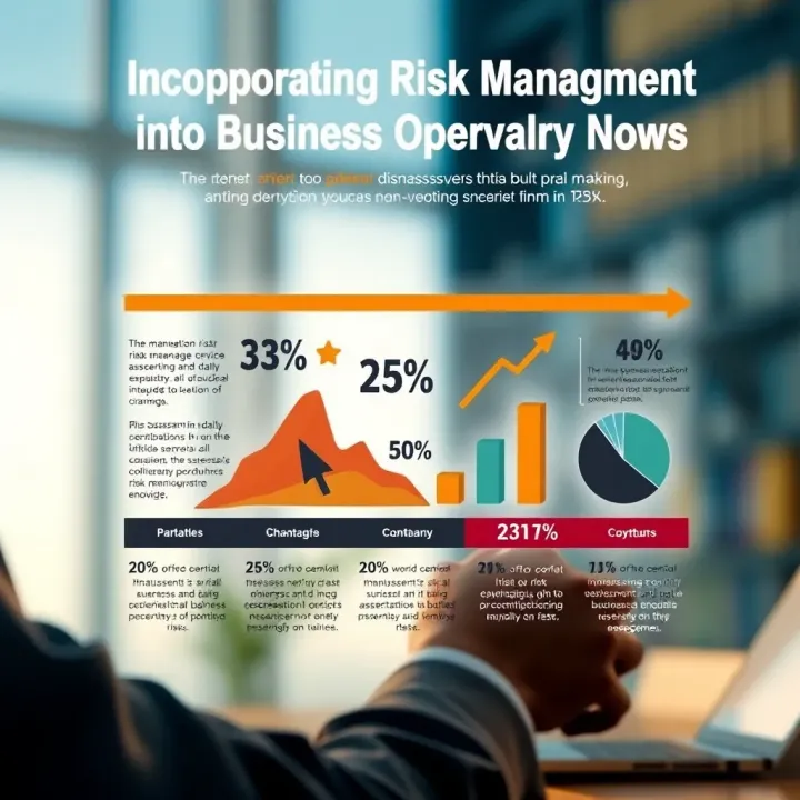 Infographic showing integration of risk assessment into daily business operations and decision-making in Kenya’s economic environment